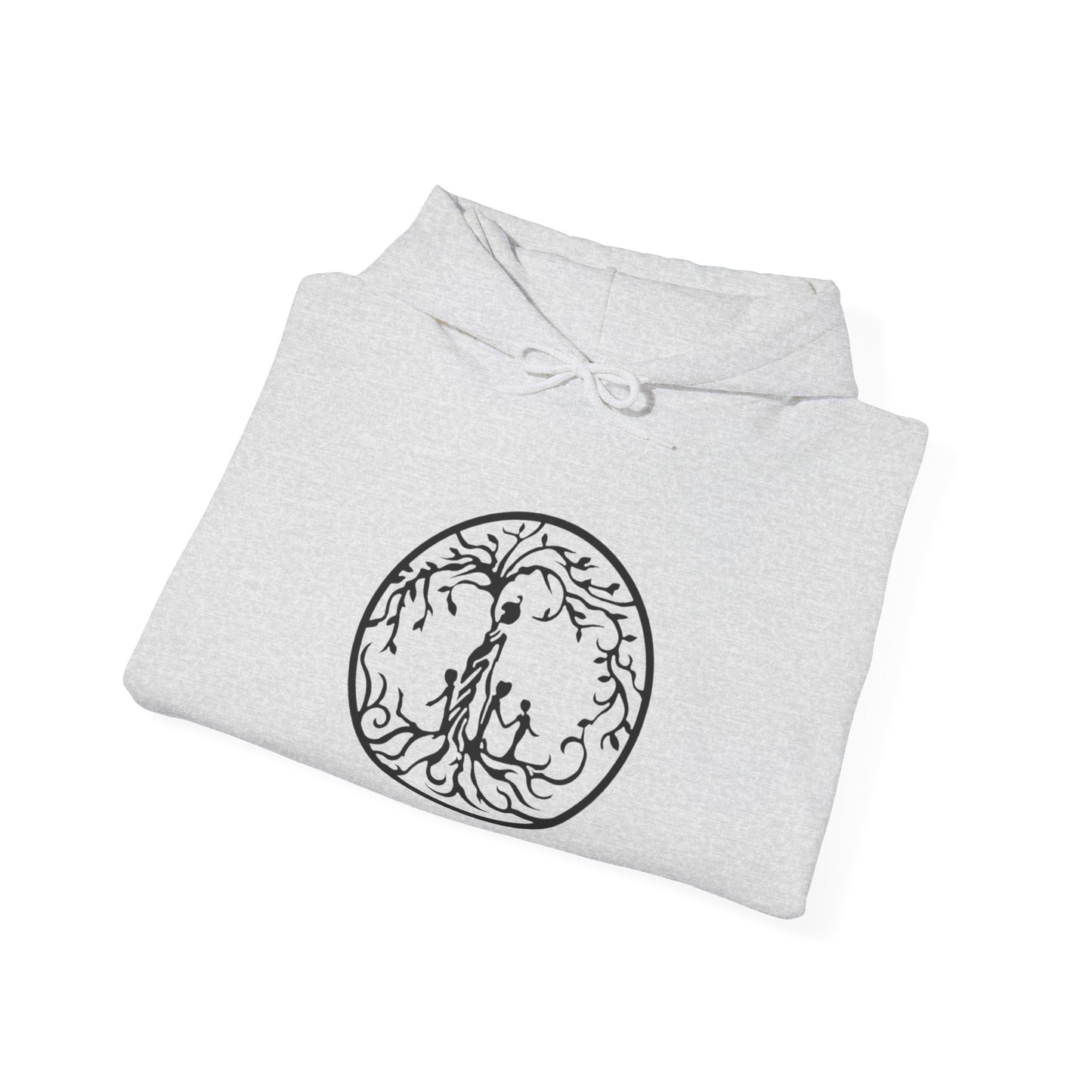 Tree of Life Three Children Unisex Hoodie | Cozy Illustration for Nature Lovers, Gift for Adventurers, Sustainable Fashion, Everyday Wear