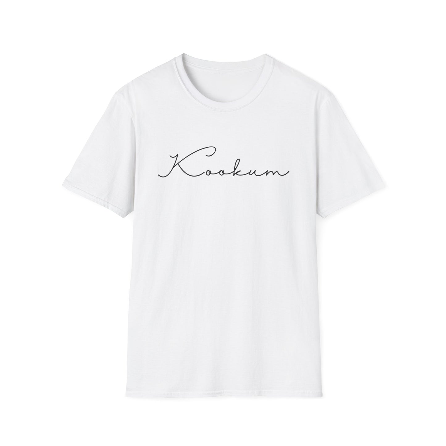 Kookum Unisex Softstyle T-Shirt, Gift for Grandmother, Mother's Day, Comfortable Casual Wear, Family Reunion, Birthday Gift