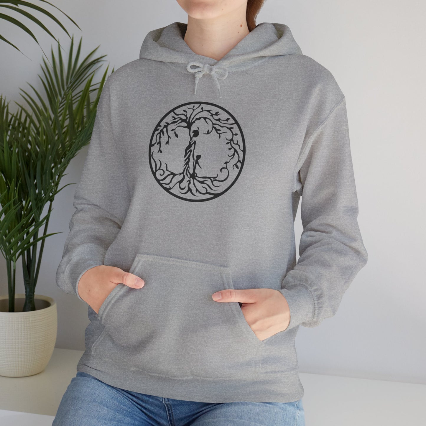 Tree of Life One child Unisex Heavy Blend™ Hooded Sweatshirt, Cozy Casual Wear, Gift for Nature Lovers, Fall Outfit, Unisex Fashion
