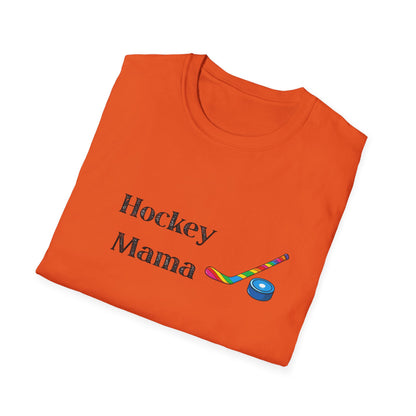 Hockey Mama T-Shirt, Unisex Hockey Tee, Sports Mom Shirt, Athletic Gift, Ice Hockey Apparel, Game Day Outfit