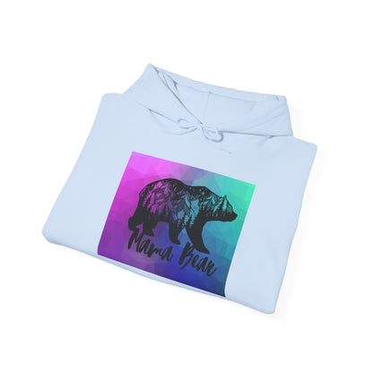 Nature-Inspired Bear Graphic Hoodie, Cozy Wildlife Sweatshirt, Unisex Hooded Top, Gift for Animal Lovers, Outdoor Apparel