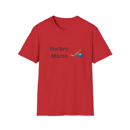 Hockey Mama T-Shirt, Unisex Hockey Tee, Sports Mom Shirt, Athletic Gift, Ice Hockey Apparel, Game Day Outfit