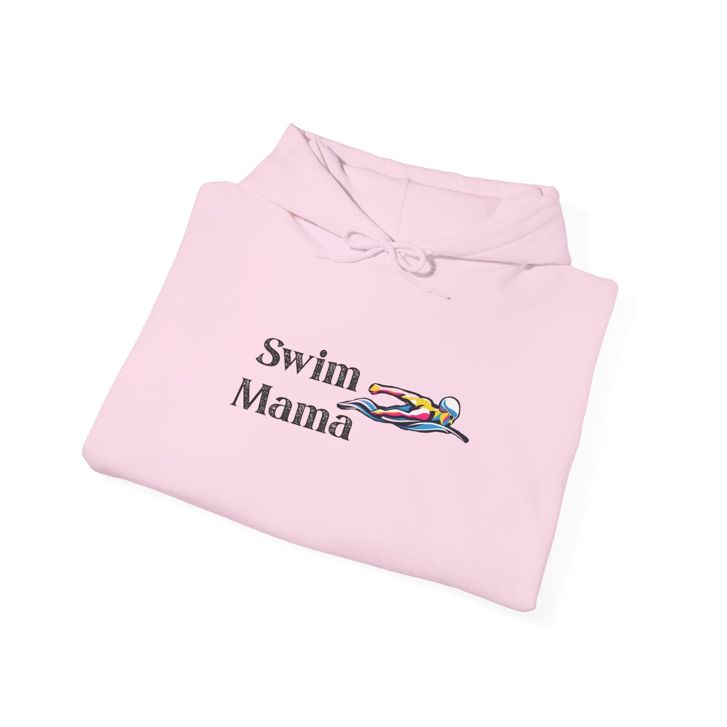 Swim Mama Hoodie - Cozy Swimwear Lover's Sweatshirt, Perfect Gift for Moms, Beach Days, Summer Holidays, Swim Class