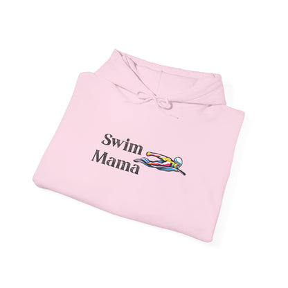 Swim Mama Hoodie - Cozy Swimwear Lover's Sweatshirt, Perfect Gift for Moms, Beach Days, Summer Holidays, Swim Class