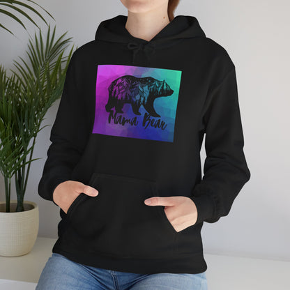 Nature-Inspired Bear Graphic Hoodie, Cozy Wildlife Sweatshirt, Unisex Hooded Top, Gift for Animal Lovers, Outdoor Apparel