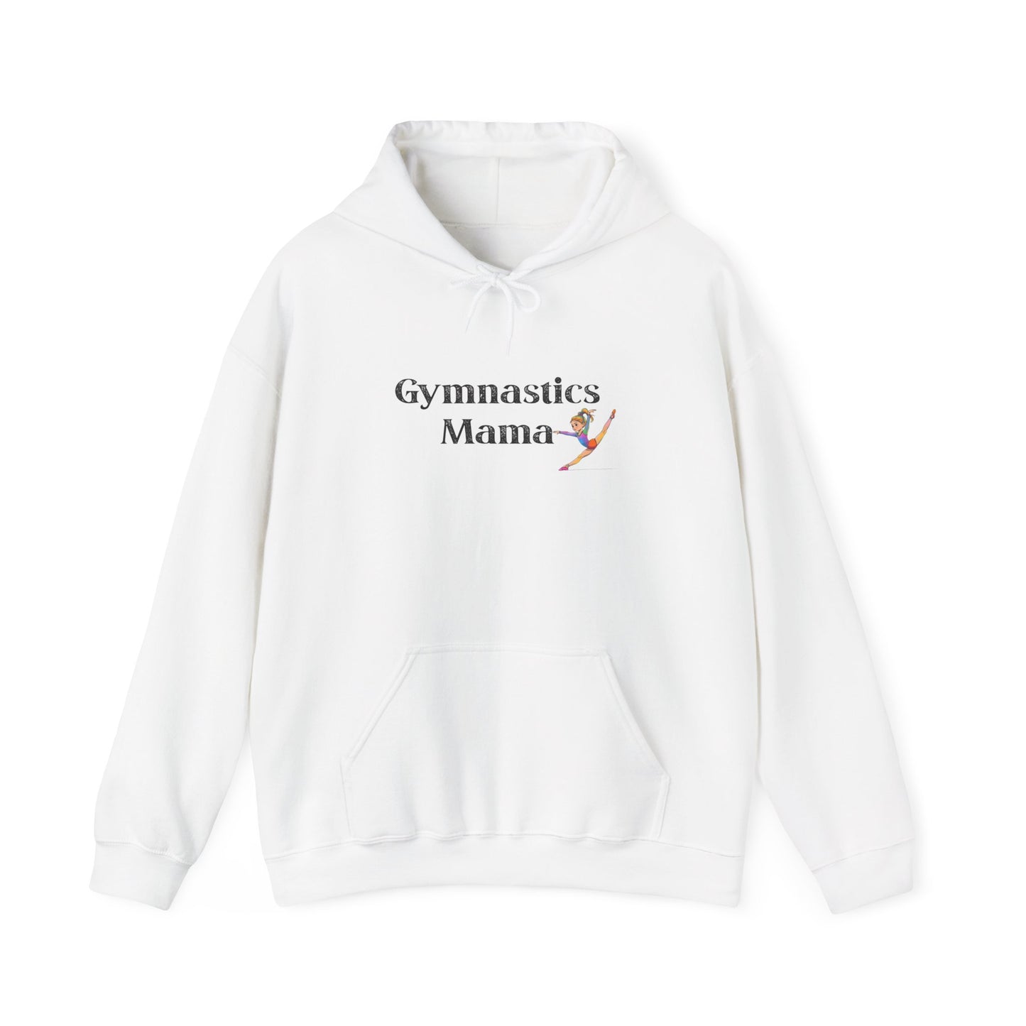 Gymnastics Mama Sweatshirt - Perfect Gift for Gymnastic Moms, Cozy Hooded Pullover, Sports Apparel, Mother's Day Gift, Fitness Wear