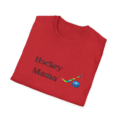 Hockey Mama T-Shirt, Unisex Hockey Tee, Sports Mom Shirt, Athletic Gift, Ice Hockey Apparel, Game Day Outfit