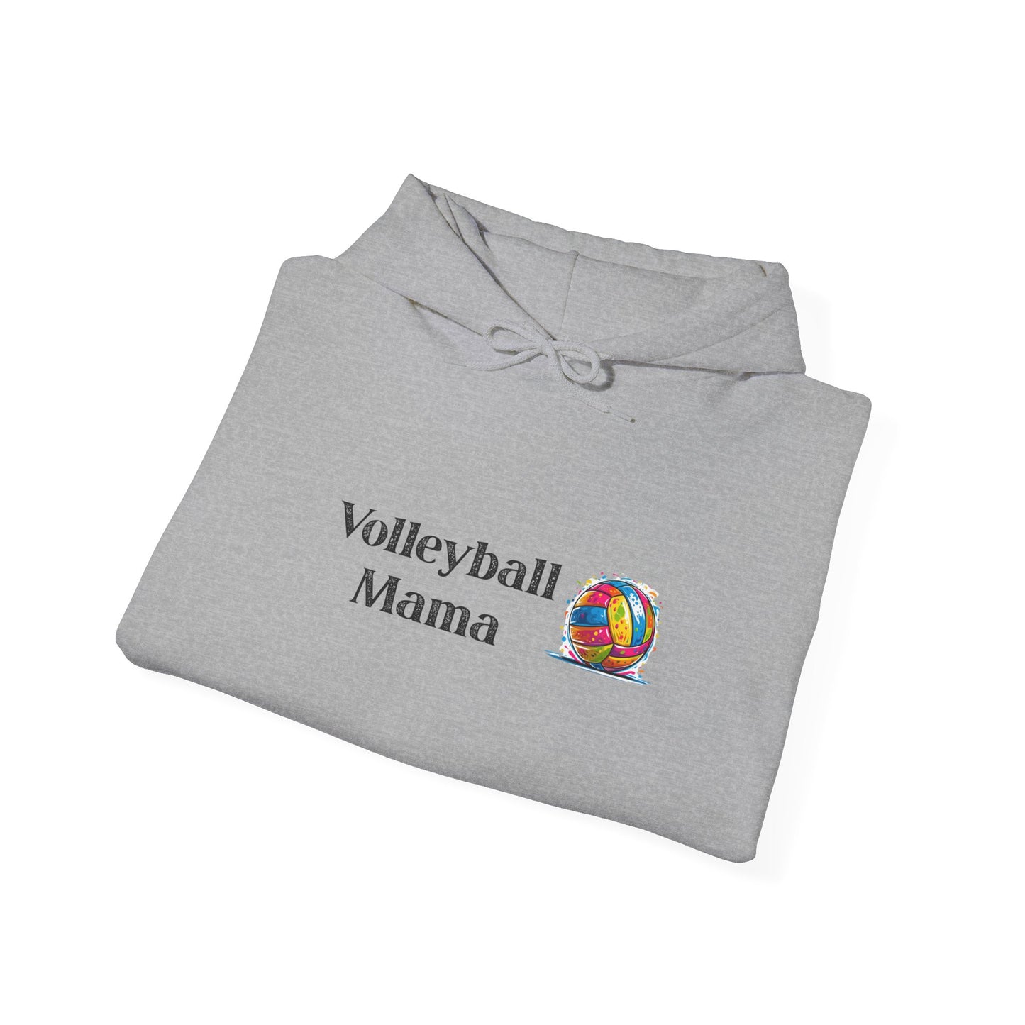 Volleyball Mama Hoodie - Cozy Sweatshirt for Sports Lovers, Gift for Moms, Beach Day Apparel, Team Spirit Wear, Summer Fun