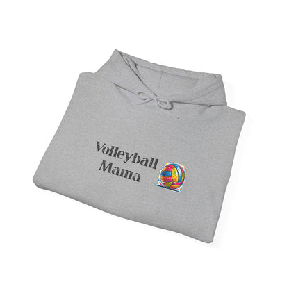 Volleyball Mama Hoodie - Cozy Sweatshirt for Sports Lovers, Gift for Moms, Beach Day Apparel, Team Spirit Wear, Summer Fun