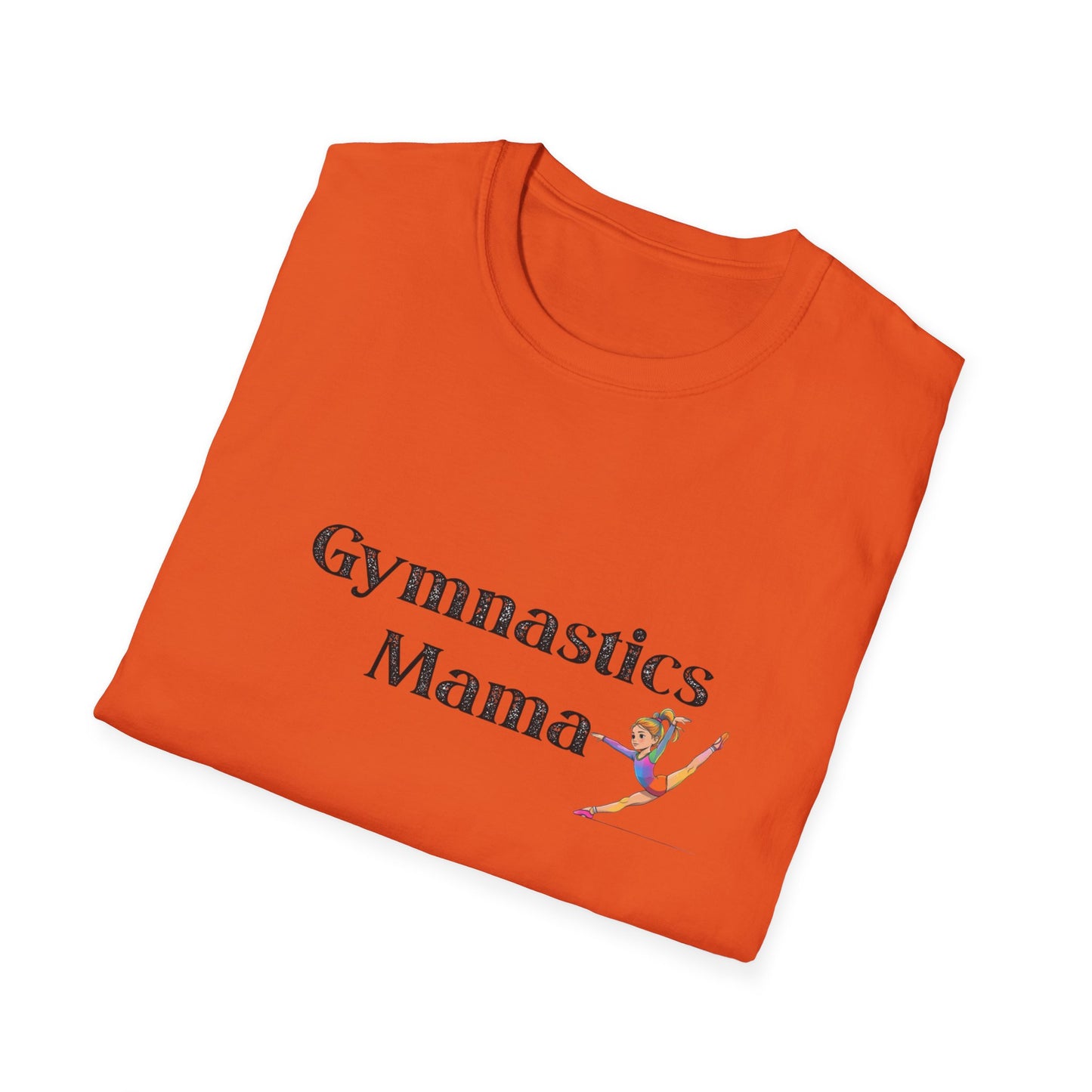 Gymnastics Mama T-Shirt | Unisex Softstyle Tee, Perfect Gift for Gymnastics Moms, Sportswear, Mother's Day, Gym T-Shirt, Athletic Apparel
