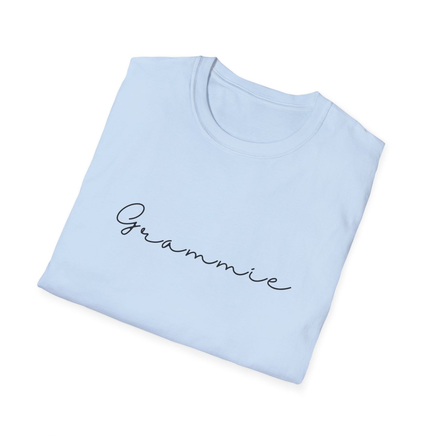 Grammie Unisex Softstyle T-Shirt, Gift for Grandma, Family Reunion Tee, Personalized Mother's Day Shirt, Cozy Everyday Wear