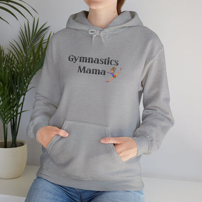 Gymnastics Mama Sweatshirt - Perfect Gift for Gymnastic Moms, Cozy Hooded Pullover, Sports Apparel, Mother's Day Gift, Fitness Wear