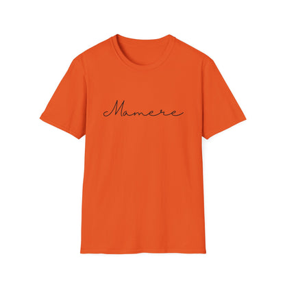Mamere Unisex Softstyle T-Shirt, Casual Wear, Gift for Moms, Mother's Day, Everyday Comfort, Inspirational Tee, Simple and Stylish