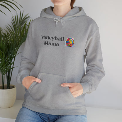 Volleyball Mama Hoodie - Cozy Sweatshirt for Sports Lovers, Gift for Moms, Beach Day Apparel, Team Spirit Wear, Summer Fun