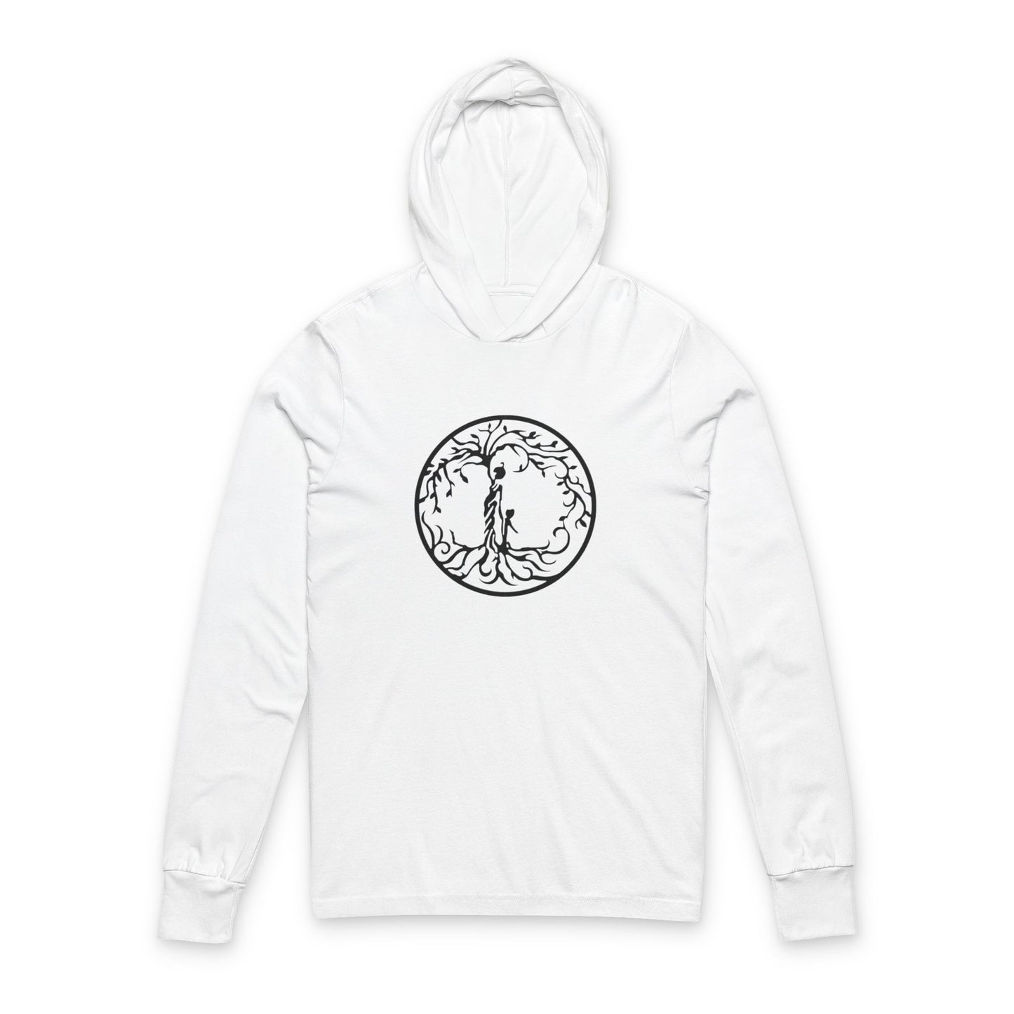 Tree of Life One Child Unisex Hooded Long Sleeve Tee, Perfect for Outdoors, Gifts, Casual Wear, Sustainable Fashion, Eco-Friendly Apparel