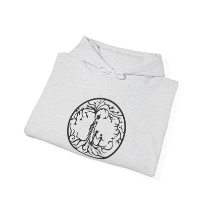 Tree of Life two children Unisex Hooded Sweatshirt | Cozy, Stylish, Perfect Gift, Eco-Friendly Apparel, Annual Gatherings