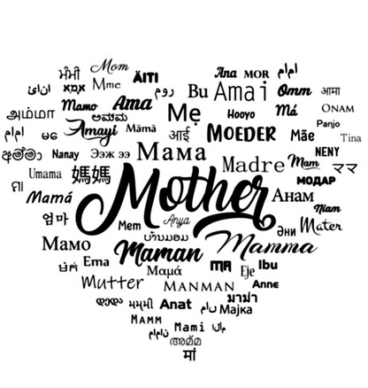 Multiple Language Mother Hoodies